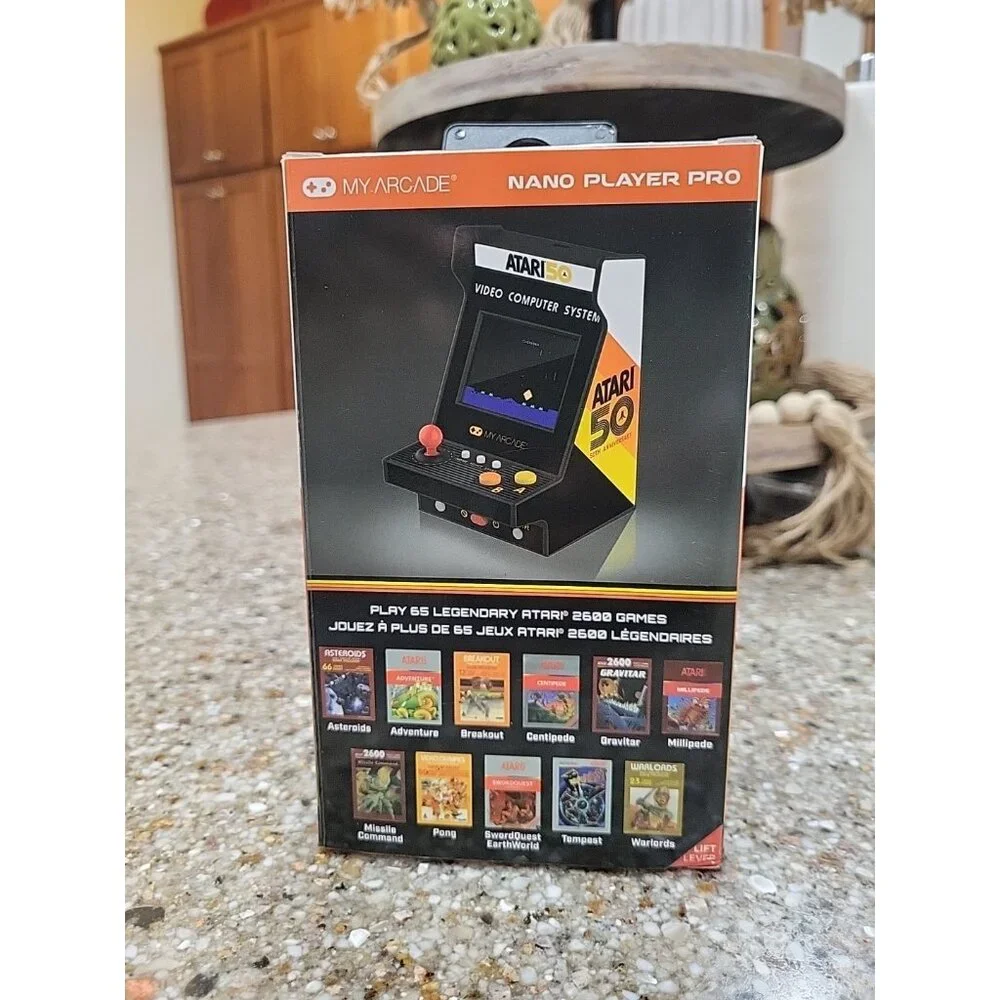 My Arcade - DGUNL-7014 Atari Nano Player Pro Portable Retro Arcade 75 Games NEW